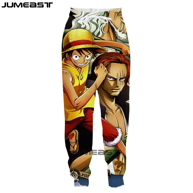 

Jumeast Brand Men/Women 3D Printed Cartoon Anime One Piece Casual Long Pants Sport Pullover Length Sweatpants Fashion Trousers
