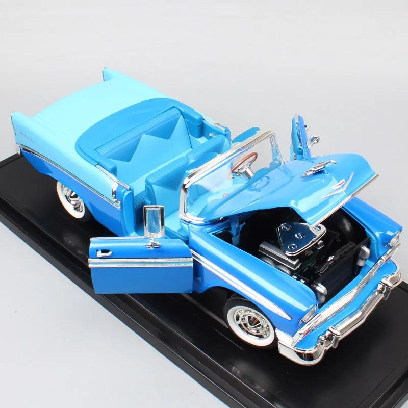 1:18, Роскошная большая дорога, подпись, 1956, Шевроле Бель, воздух, трансформер, chevy BELAIR, литье под давлением, автомобильный масштаб, Металлический Игрушечный Автомобиль, авто моделирование