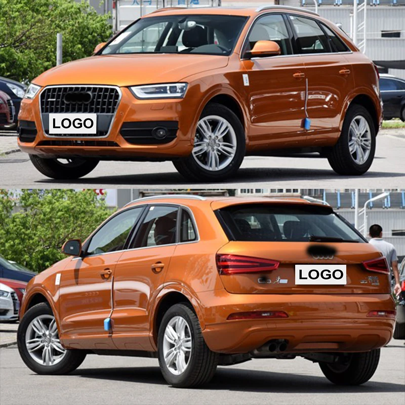 

Factory Outlet High Quality Chrome Front Foglamp front fog light foglight frame Cover For Audi Q3 2014 For car