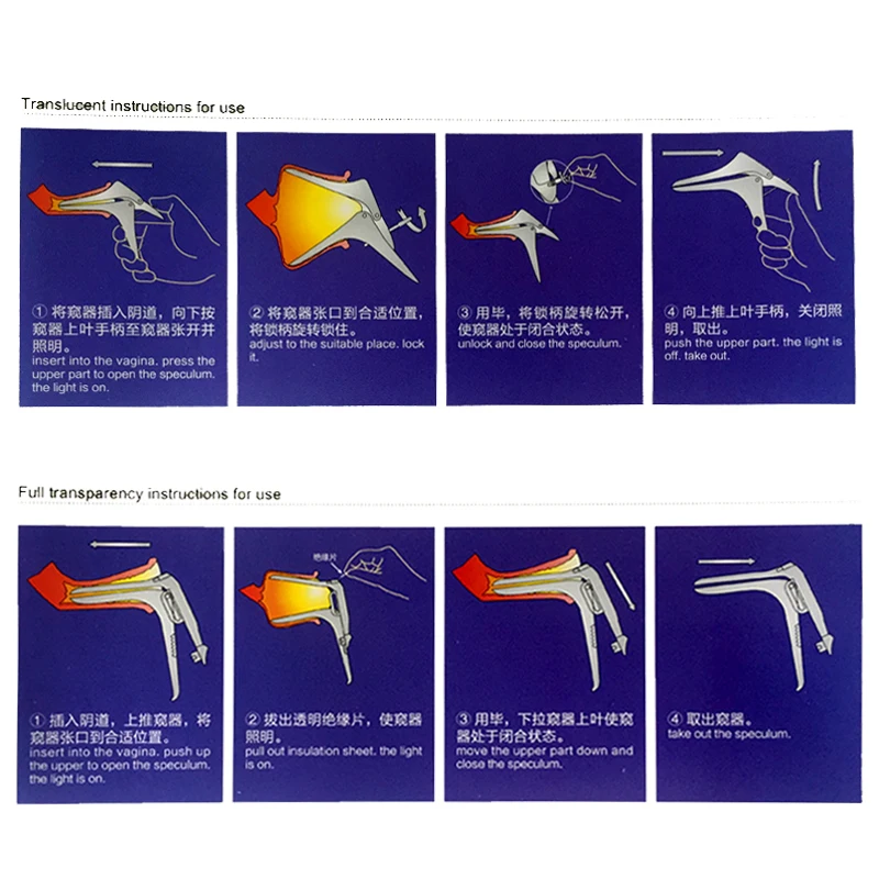 Анальный вагинальный расширитель 2 шт. одноразовое пластиковое устройство для
