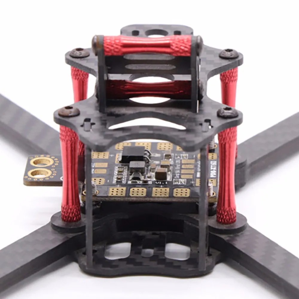 Гоночный Дрон RC FPV 3K из углеродного волокна 220 мм рамка в комплекте самодельный