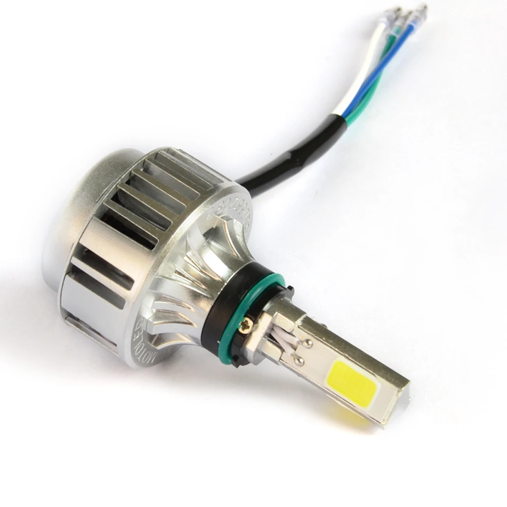 Универсальный мотоцикл велосипед автомобиль H4 луч светодиодные фары лампа 40 Вт