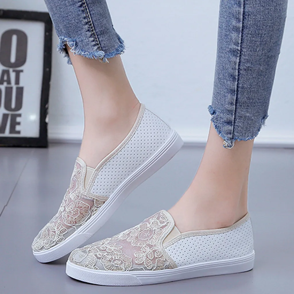 Женская обувь на плоской подошве с мягкой стелькой весну лето повседневная