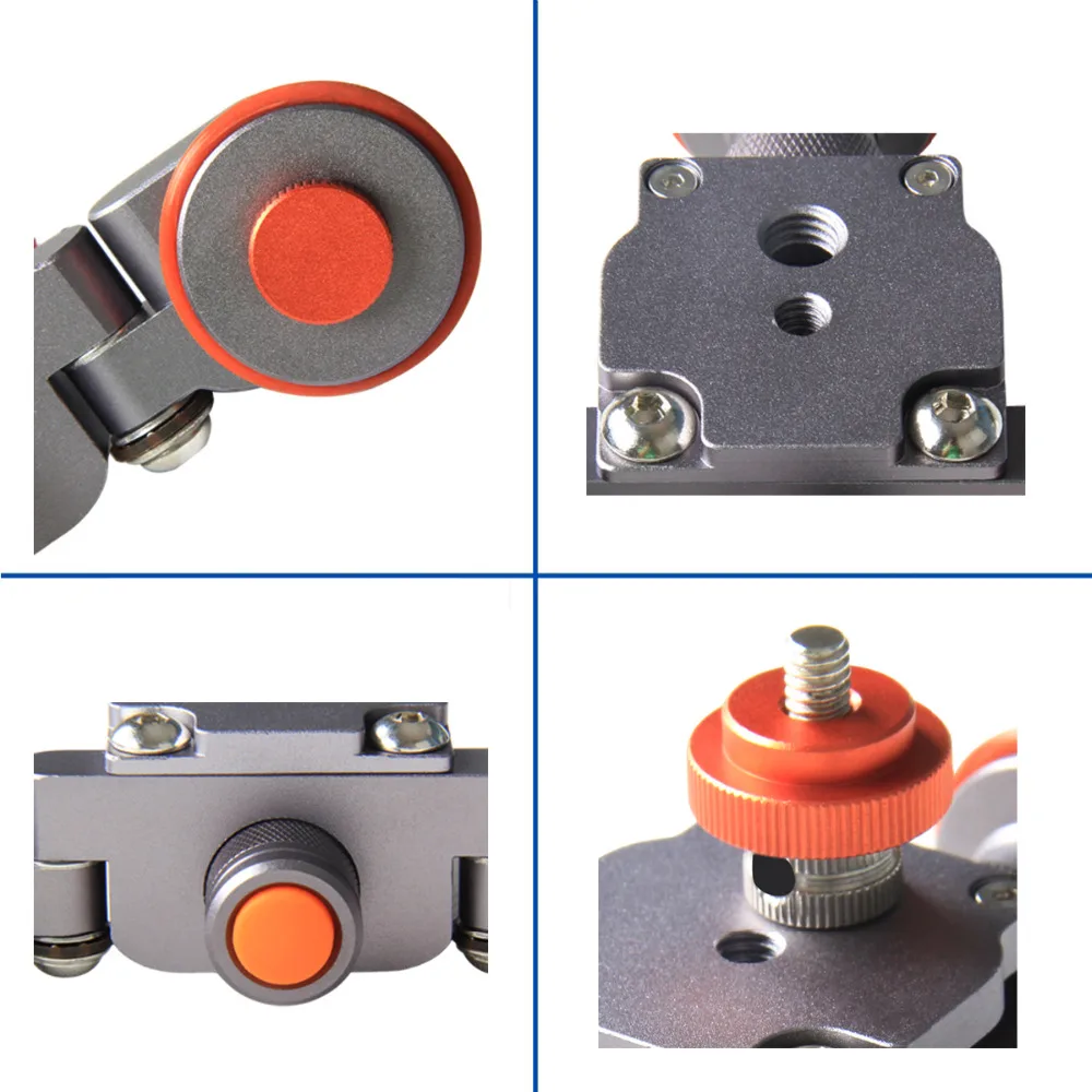 Mini 3 колеса Роллинг ползунок моторизованный Авто Камера Долли автомобилей 360