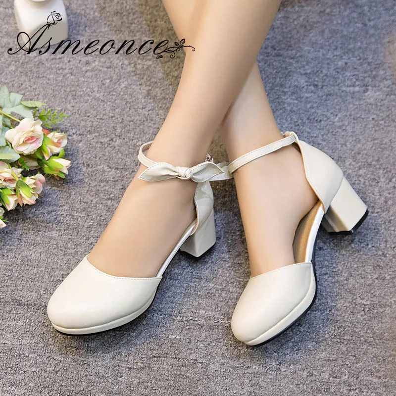 Женские туфли-лодочки милые летние босоножки с бантом женские кожаные туфли