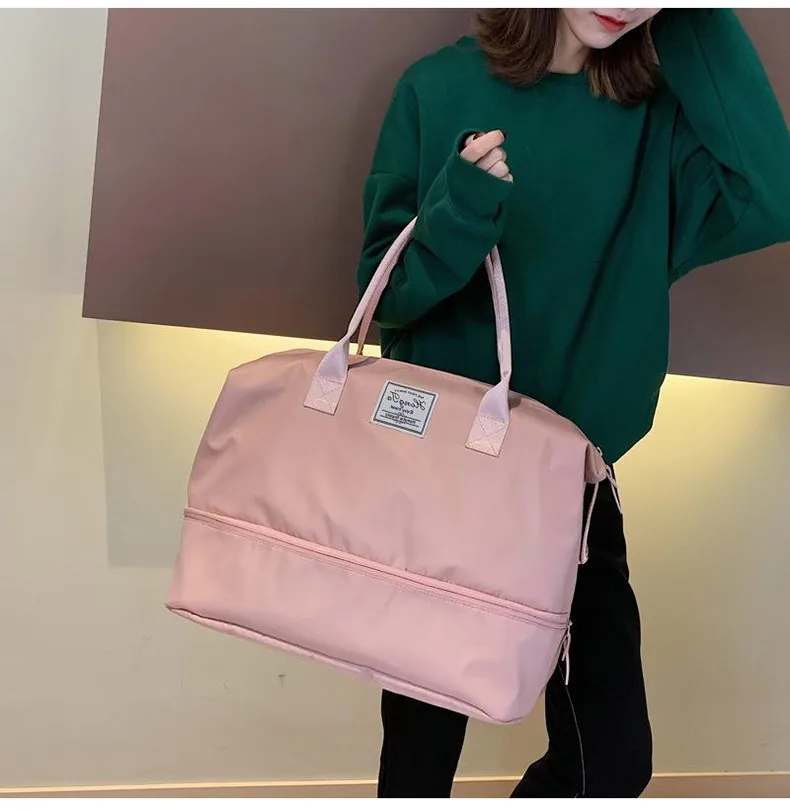 Sports Gym Fitness Dry Wet Separation Yoga Bag Travel Handbags For Shoes Women the Shoulder Sac De Sport Luggage Duffle XA965WD