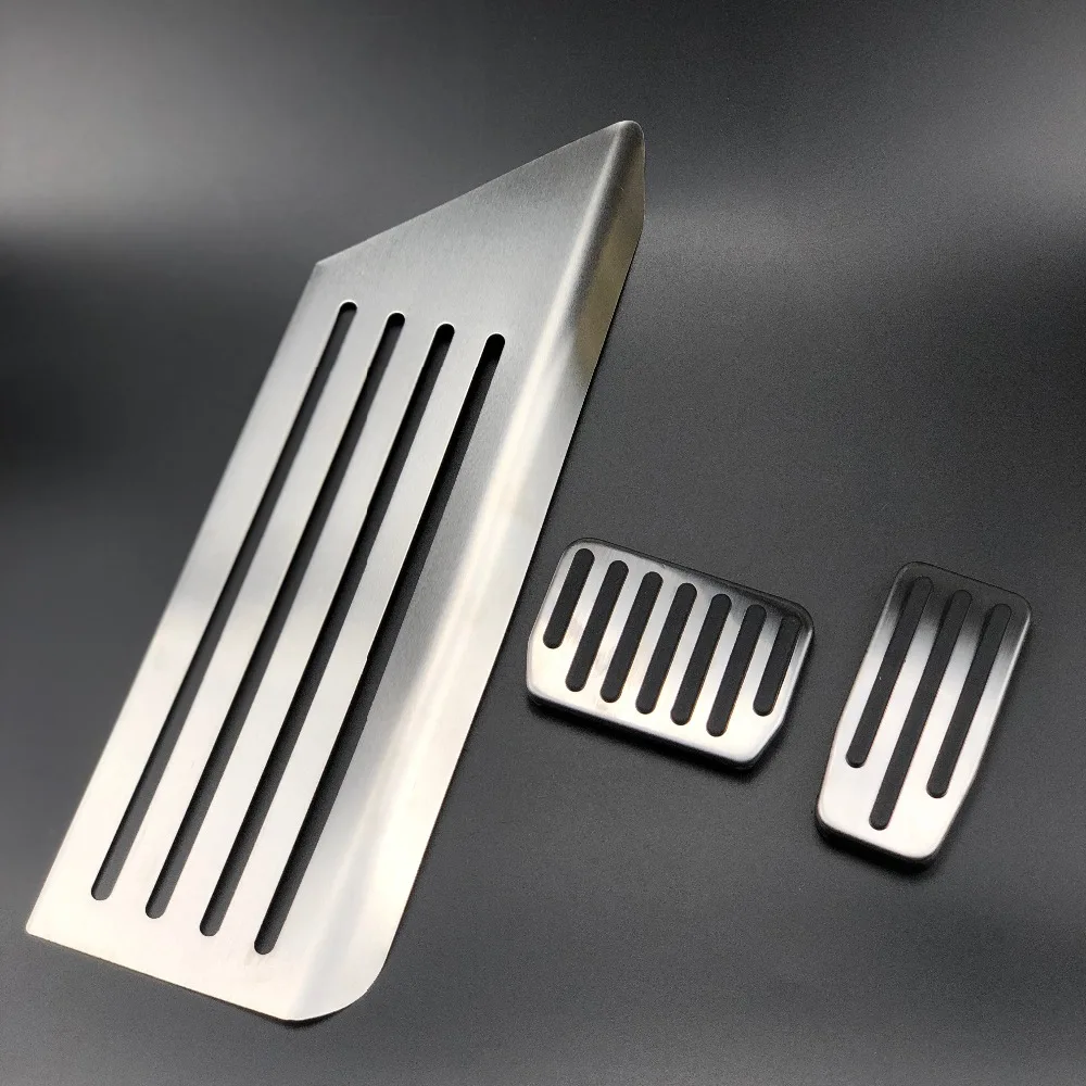 Car Footrest Pedal Plate Cover Trim for Tesla Model 3 2017 2018 2019 Stainless Steel Accelerator Foot Rest | Автомобили и