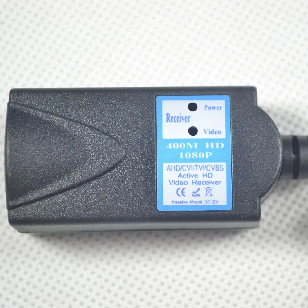 HD Active Video Balun Transmit Pal/NTSC CVI /TVI/AHD /CVBS видеосигнал через UTP DC 12V источник питания до 400 м