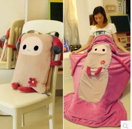 

Мультяшный Стиль плюшевая Складная Подушка Одеяло мягкая подушка одеяло домашнее комнатное дорожное одеяло автомобиль