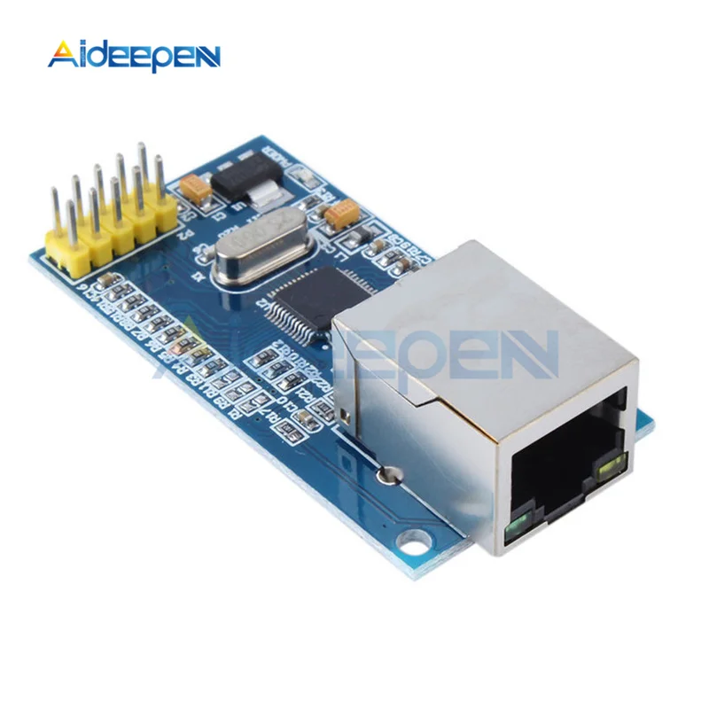

W5500 Ethernet Network Module Hardware TCP / IP 51 / STM32 SPI 3.3V 5V I/O MCU Microcontroller Program W5100 For Arduino