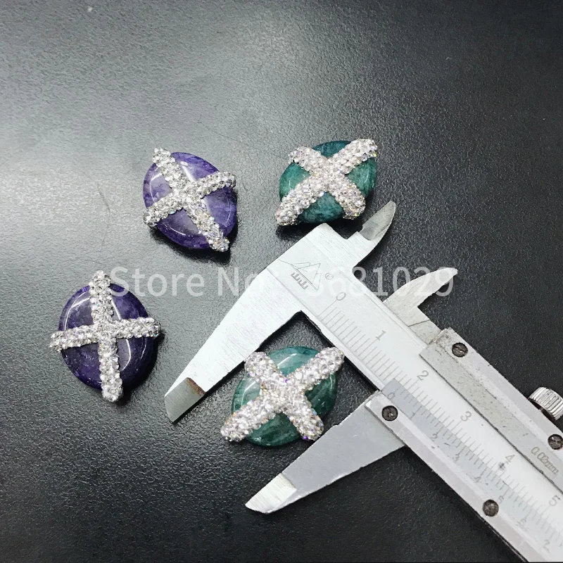 Handmade inlaid water droplet shaped beads exquisite female handmade jewelry gifts | Украшения и аксессуары