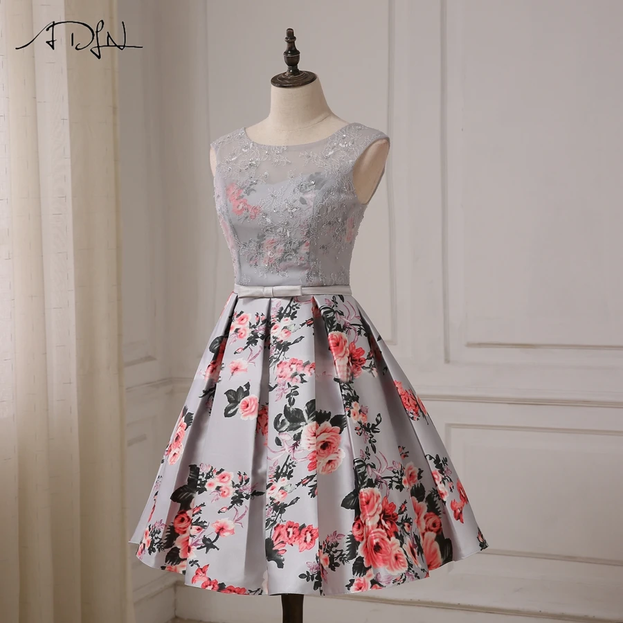ADLN Новое Поступление Коктейльные платья для женщин 2017 с коротким рукавом Vestidos