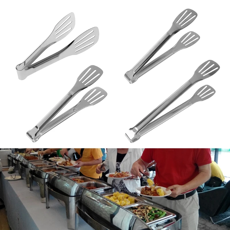 Кухонные щипцы для салата из нержавеющей стали зажим приготовления еды