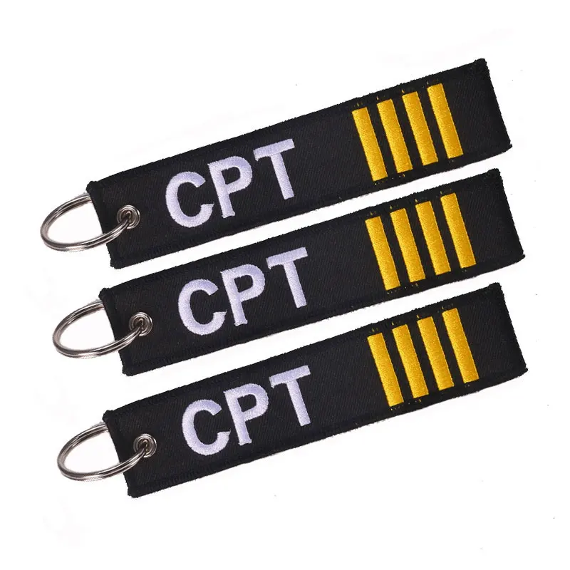 3PCS CLELO багажные бирки для летной команды, модная сумка с вышивкой, бирка с брелоком, брелок для путешествий, багажная бирка, 3 шт./лот - Цвет: 3PCS