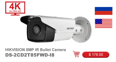 Hikvision Беспроводная ip-камера безопасности DS-2CD2442FWD-IW 4MP CMOS WiFi IR-Cut ночная версия камеры видеонаблюдения двухсторонняя аудио sd-карта