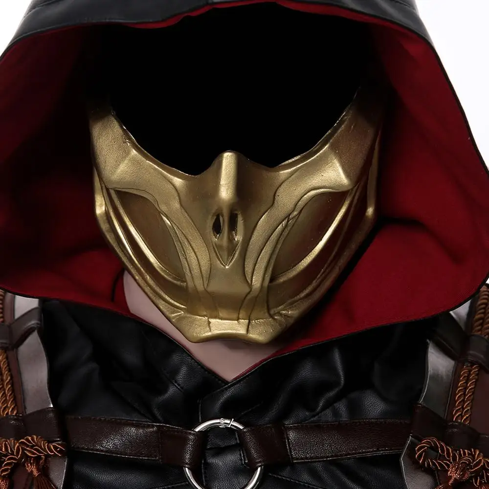 Костюм для косплея по мотивам игры Скорпион Mortal Kombat Hanzo Hasashi взрослых и мужчин