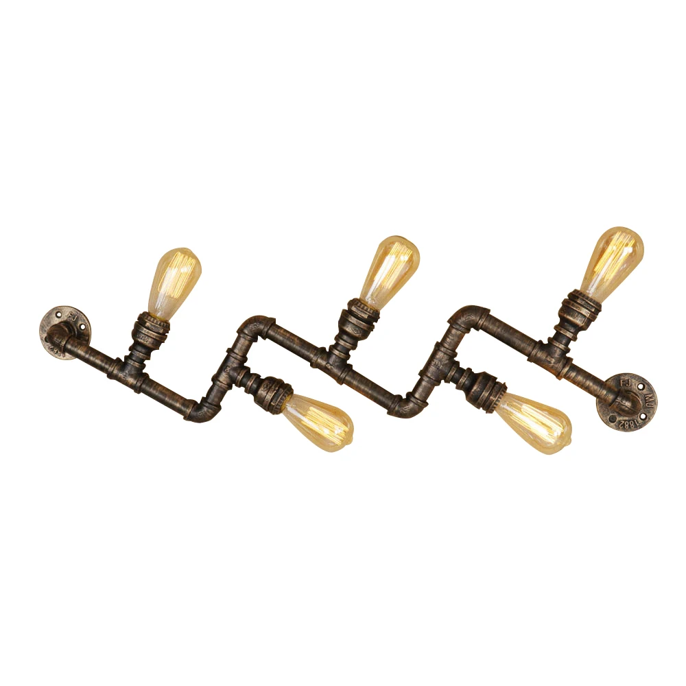 Винтажный железный светильник с ржавчиной минималистичный настенный в стиле арт