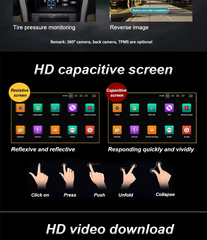 Carbar 10," Два 2 Din Универсальный Android 9,0 автомобильный DVD gps стерео радио навигационный плеер с ips экраном DSP Bluetooth интернет