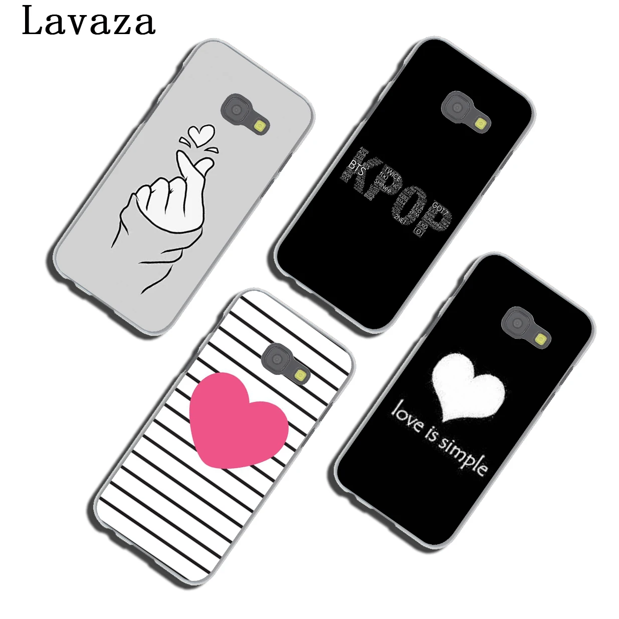 Lavaza Love on the finger kpop heart чехол для телефона Samsung Galaxy Note 10 8 9 A9 A8 A7 A6 Plus 2018 A2 A3 A5 2017 2016