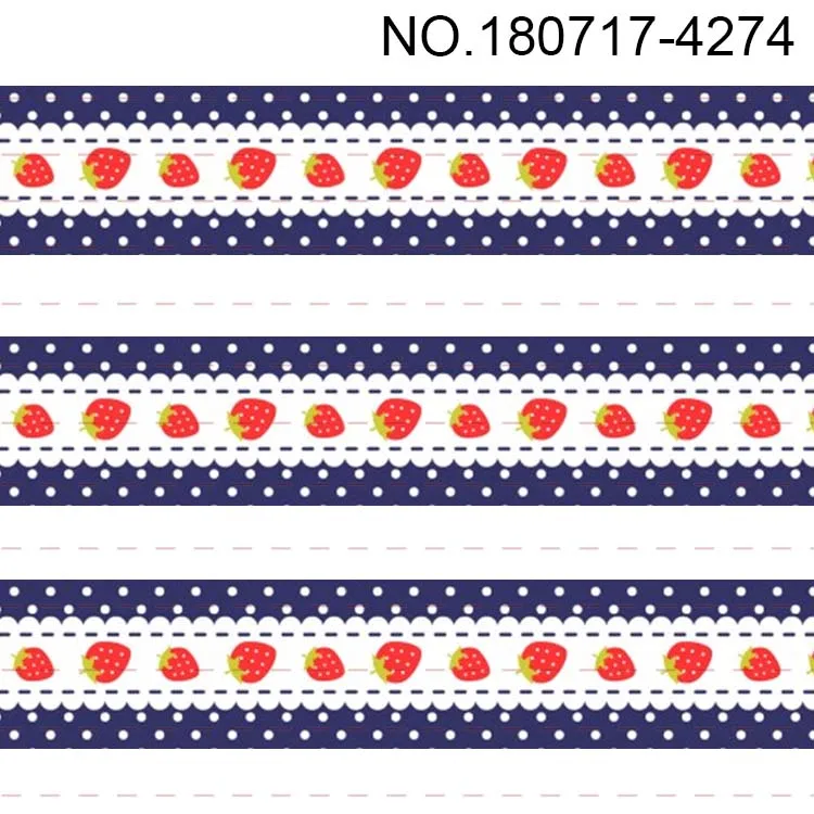 10 ярдов разные размеры лента с принтом фруктов