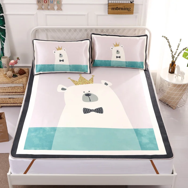 Three-piece Jacquard Summer Sleeping Mat Kit Nonslip Folding Bed-mat for Cool and Comfortable Adults 1.2m 1.5m 1.8m | Дом и сад
