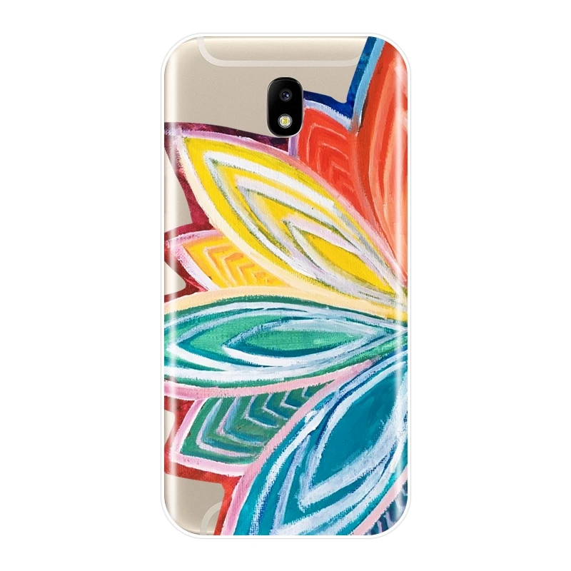 Мягкий чехол с подсолнухом для Samsung Galaxy J3 J5 J7 2015 2016 2017 J4 J6 J8 Plus J2 Prime 2018 силиконовый