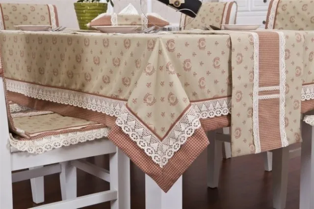 Рустикальная скатерть тканевая обеденный стул подушка покрывало костюм | Дом и