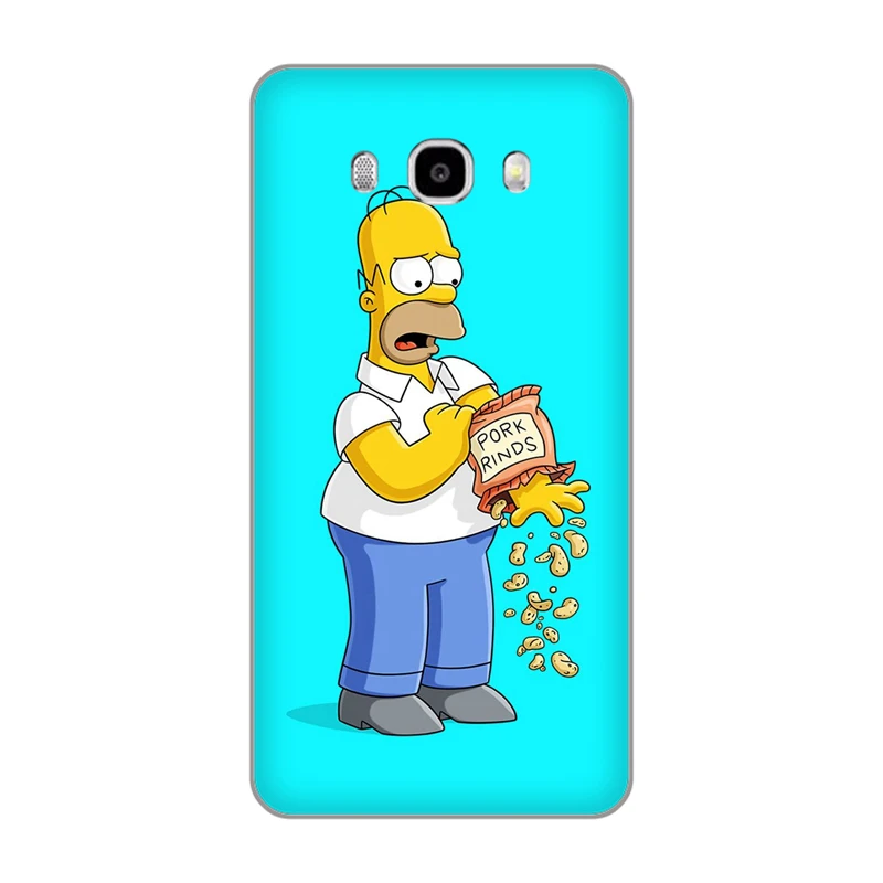 Мягкий чехол для телефона из ТПУ с рисунком Симпсонов samsung Galaxy S4 S5 S6 S7 S8 S9 edge S10 Lite