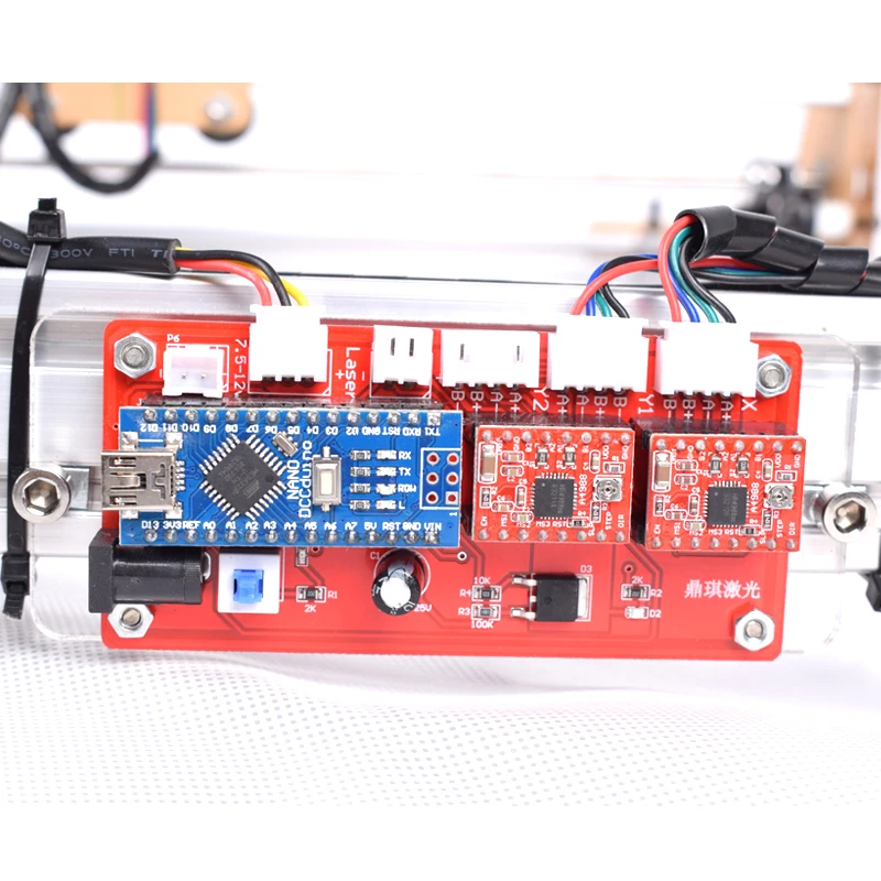 USB 2 оси Управление доска лазерные диоды DIY лазерная гравировка машина