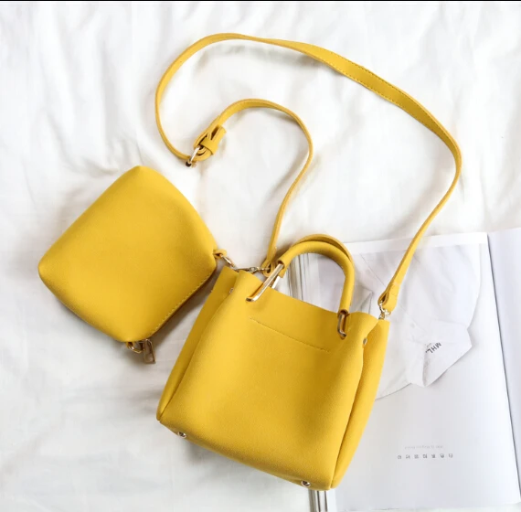 Модная женская маленькая подходящая ко всему сумка-мешок на одно плечо сумка в