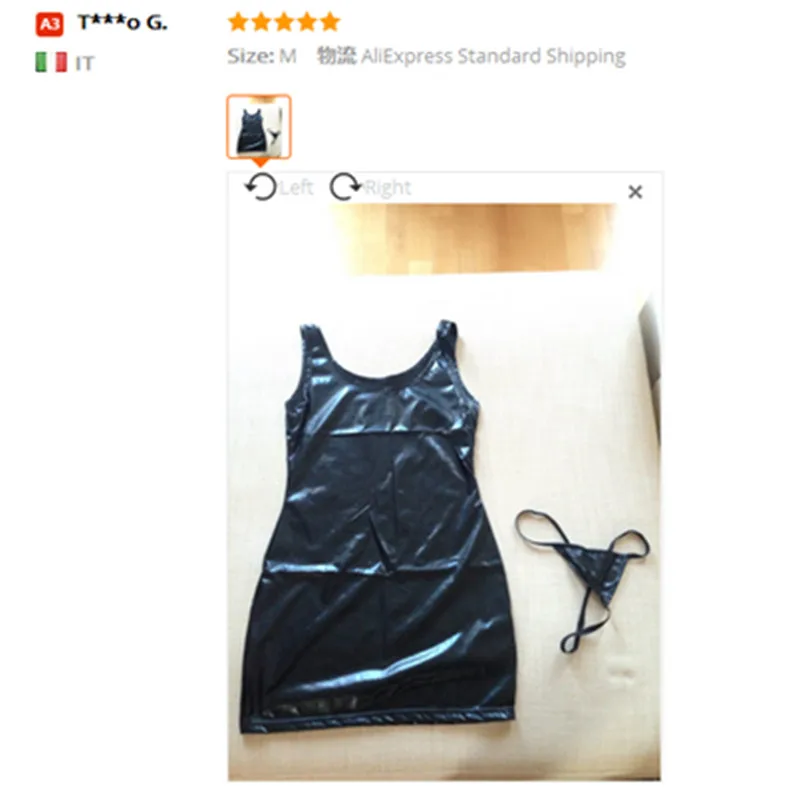 Новинка сексуальное женское черное латексное платье на подтяжках без рукавов