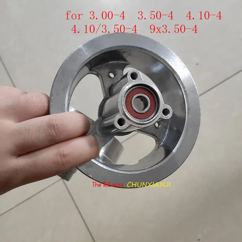 4 дюйма колеса для скутера алюминиевая Ступица 3 50-4 00-4 10-4 10/3 9x3.50-4 покрышка