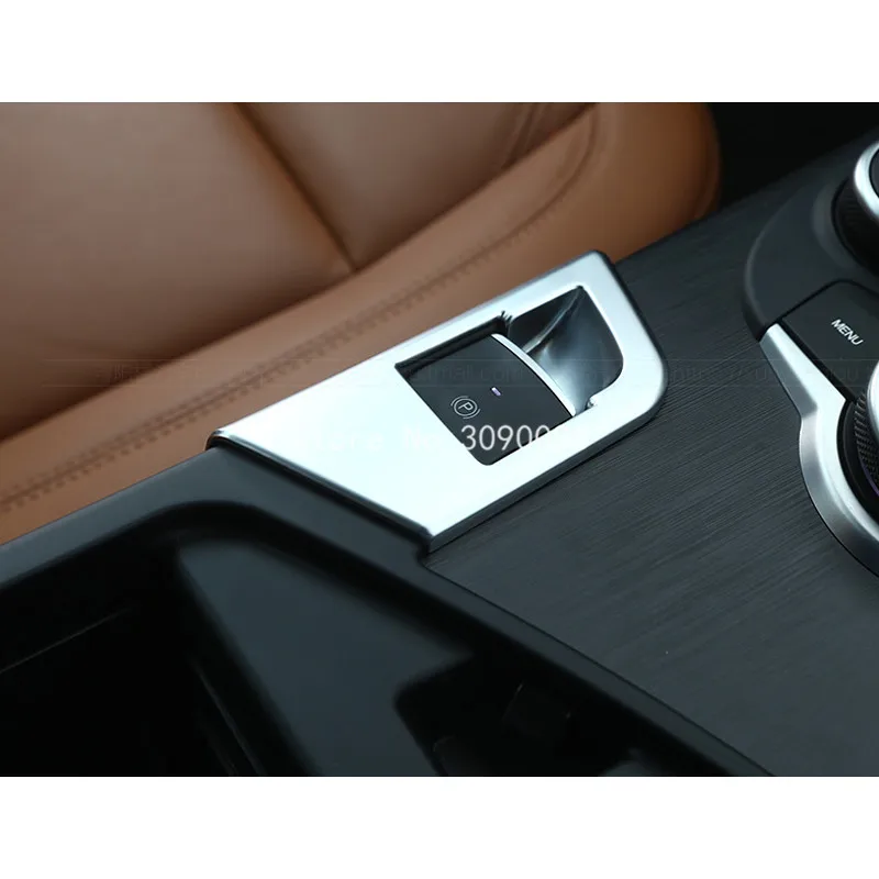 ABS Chrome Electronic Handbrake Sequins Decoration Cover Trim For Alfa Romeo Giulia | Автомобили и мотоциклы