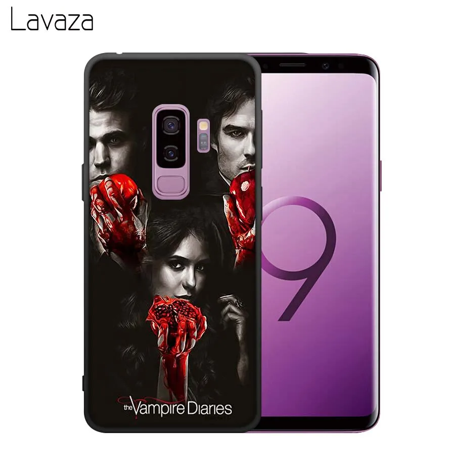 Мягкий чехол Lavaza Дневники вампира для Galaxy A3 A5 2016 2017 A6 plus A7 A8 A9 J6 2018 A10 30 40 50 70 |