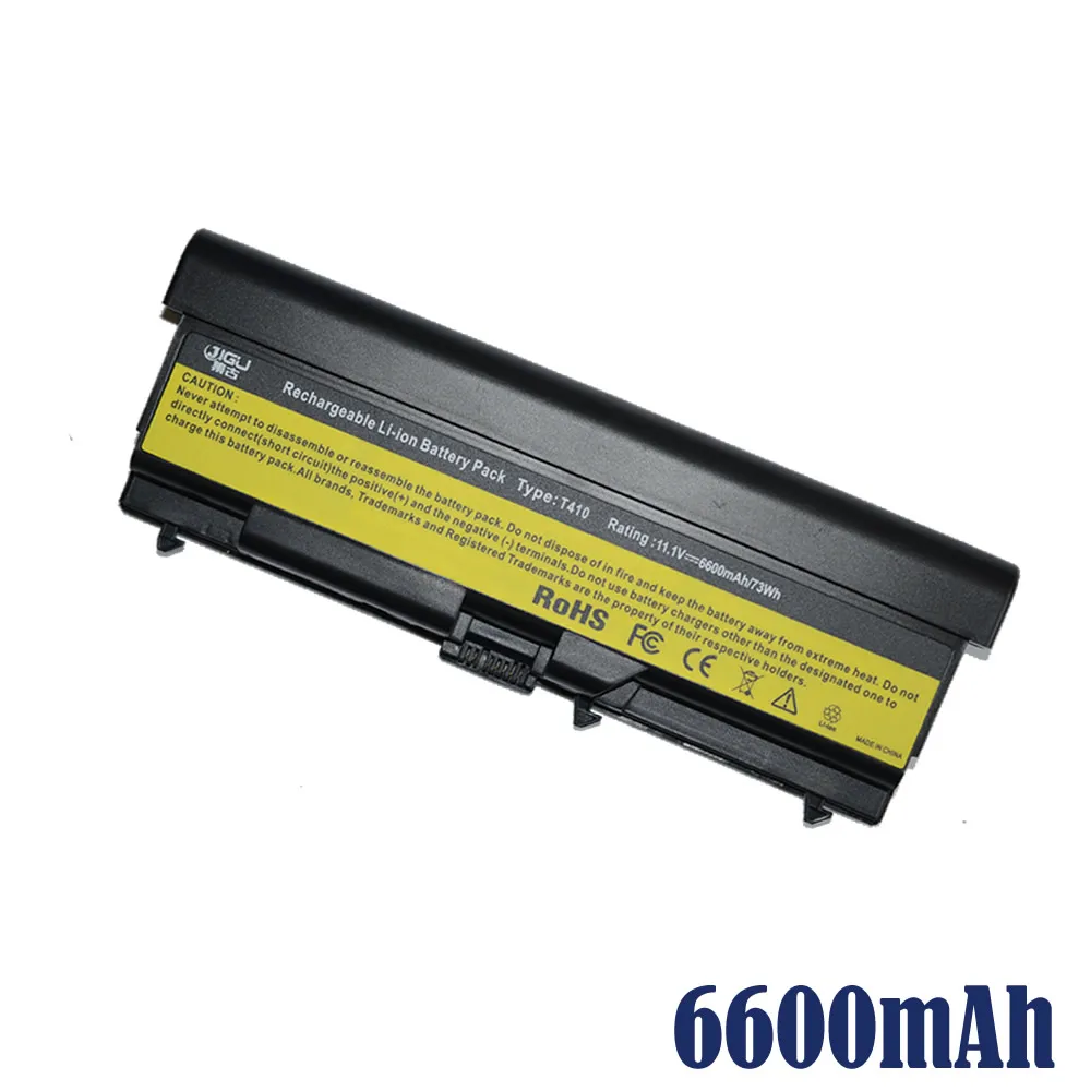 Аккумулятор JIGU 9 ячеек для ноутбука Lenovo ThinkPad L510 L512 L421 SL410k SL510 L520 SL410 T520 W510 T410 T410i T420