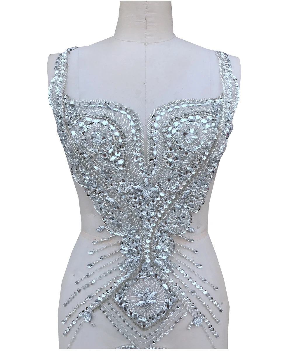 4 цвета серебристые/красные/синие/золотистые аппликации ручной работы Пришивные