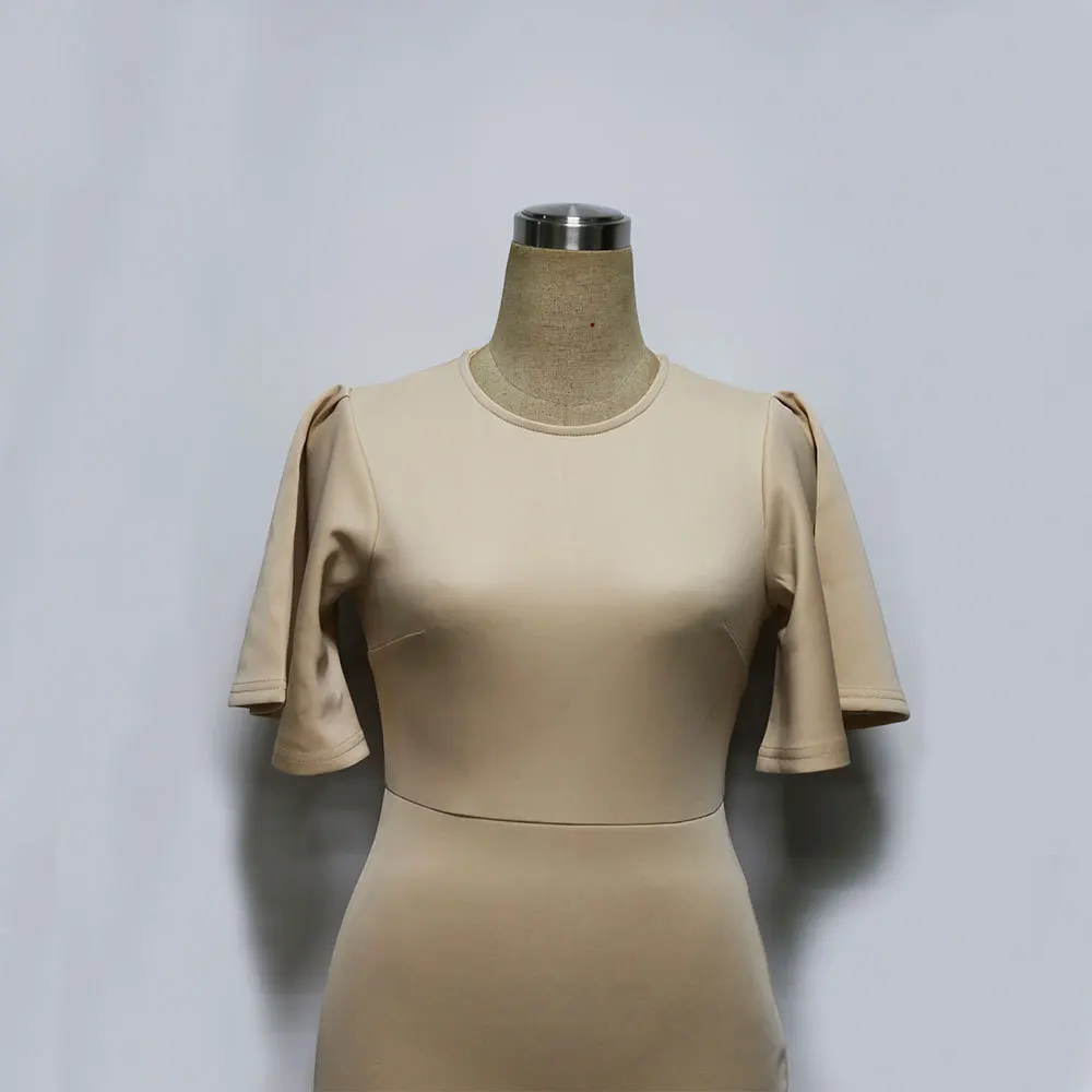 Женское платье-накидка до колена Sikilely облегающее платье с круглым вырезом