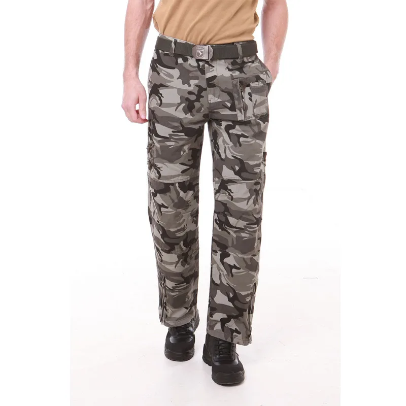 Летние военные тактические брюки-карго мужские Мульти-Карманные армейские брюки