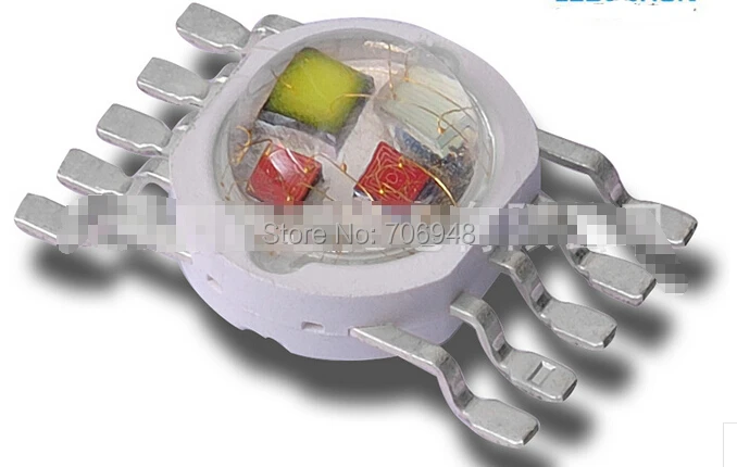 

5x1W 5W RGBYW full color high power led diodes (30x30mil)
