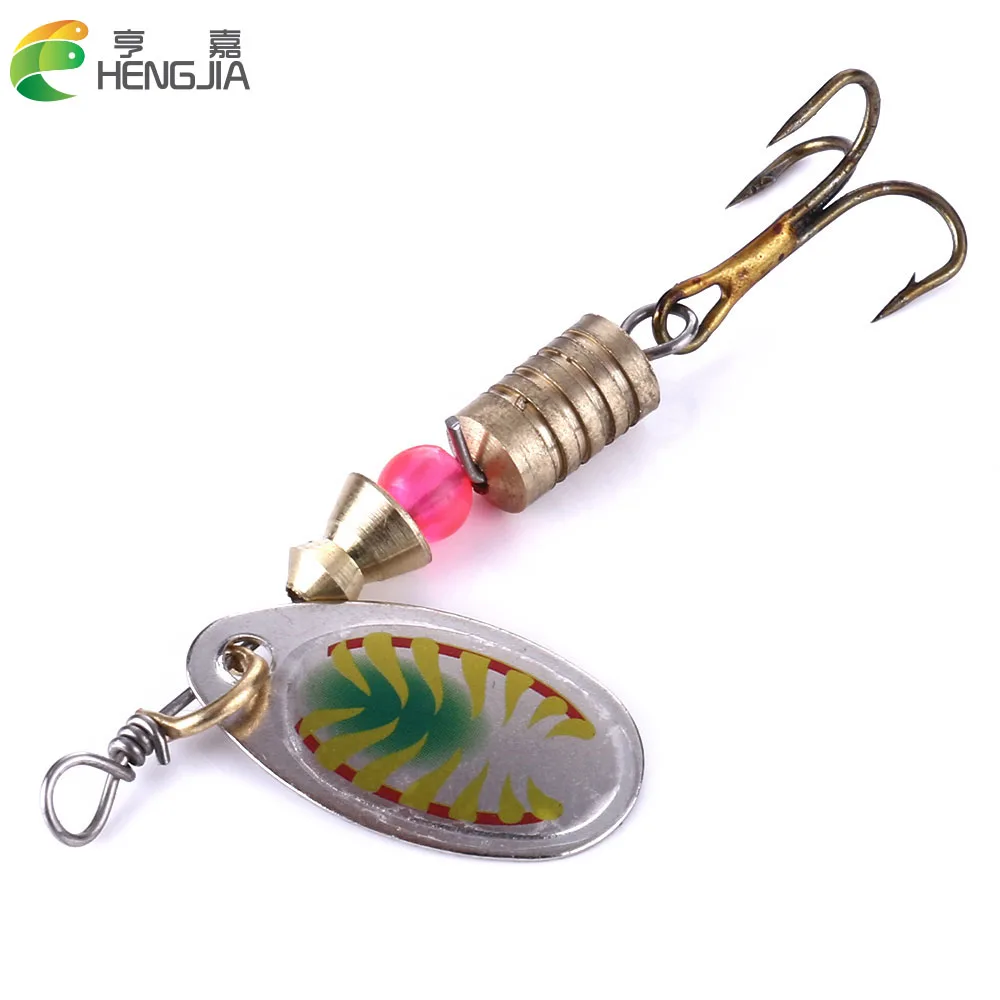 HENGJIA 5 7 см 3 8g металлический Троллинг spinnerbaits блестящие ложки рыболовные приманки