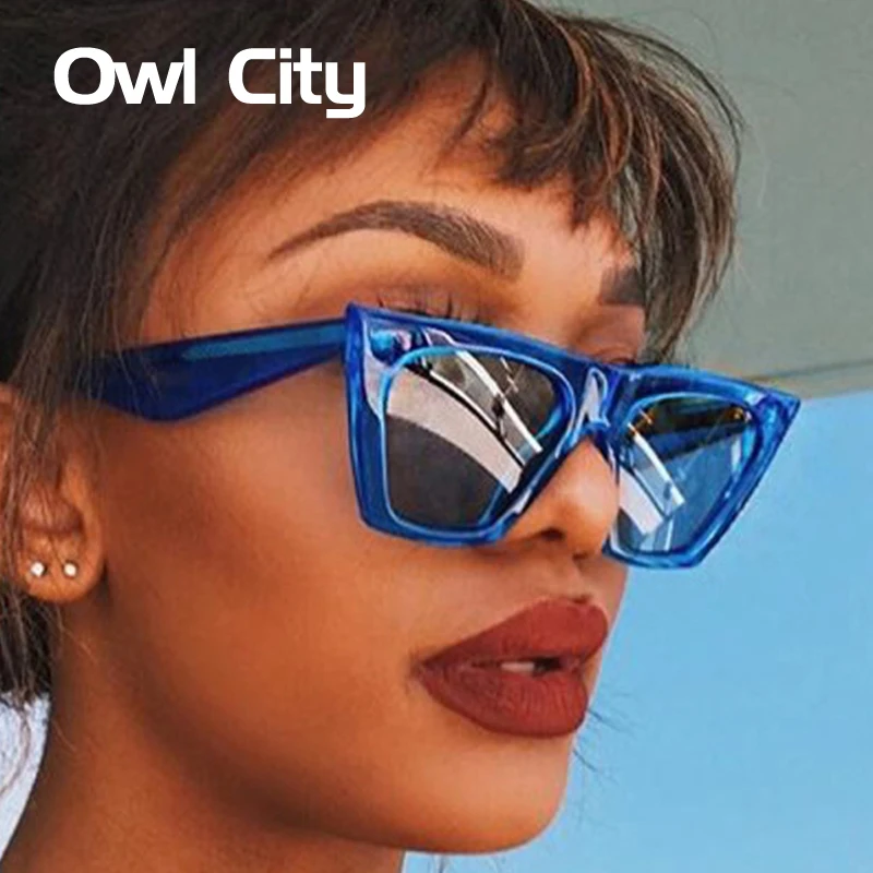 Женские солнцезащитные очки в стиле ретро Owl City брендовые дизайнерские винтажные