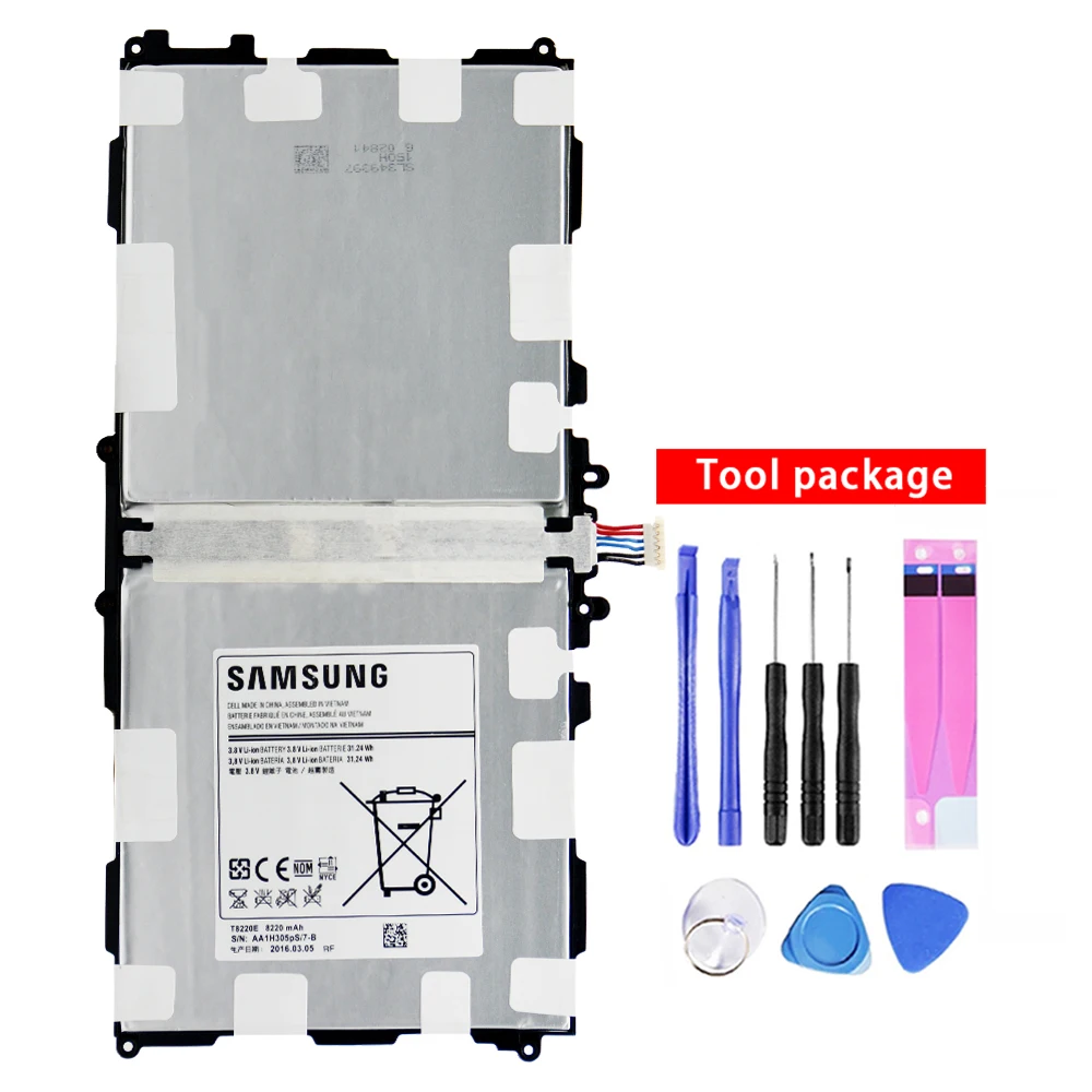 Оригинальный аккумулятор для планшета T8220E Samsung Galaxy Note Tab 10 1 2014 Edition SM P601 P600 T520 P605 P607