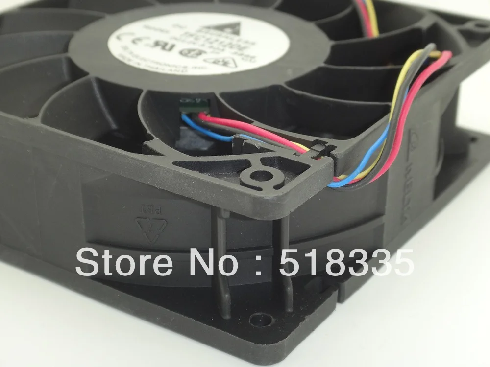Для Delta Electronics 12 см 120 мм 1238 12038 120*120*25 PWM Fan TFC1212DE 252CFM vs PFB1212UHE самый мощный сервер