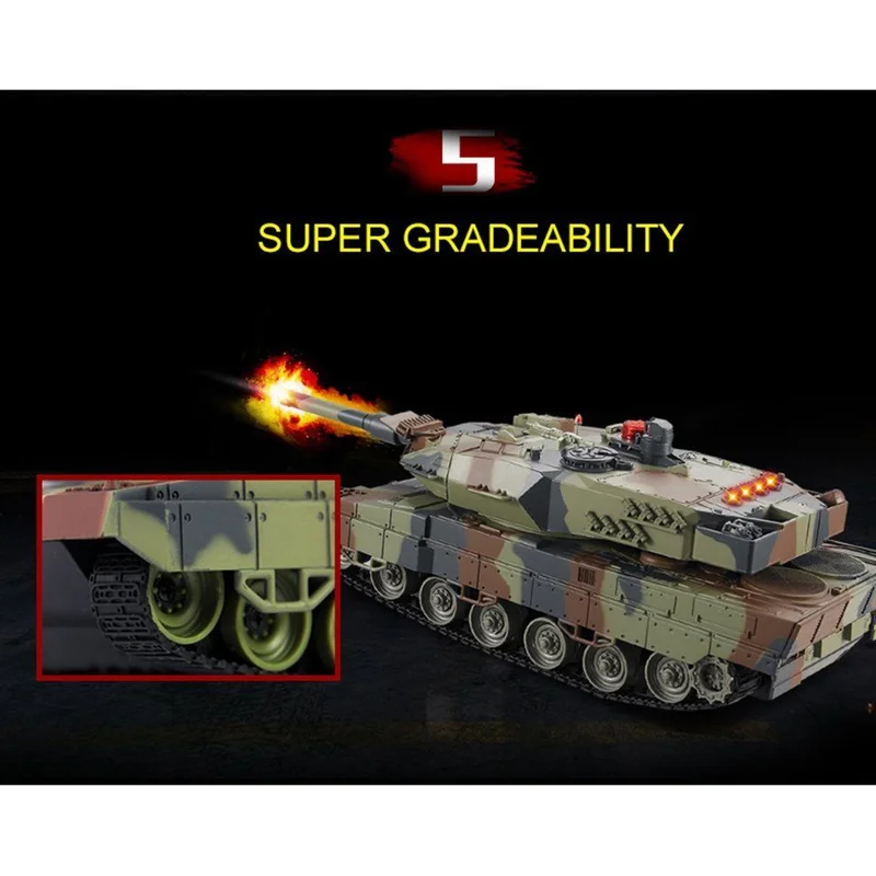 1/24 RC Танк ИК-пульт дистанционного управления игрушки Моделирование инфракрасный