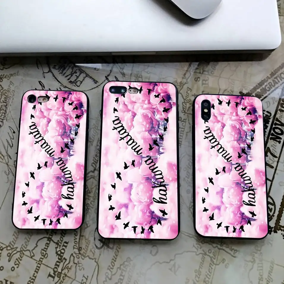 Hakuna Matata Король Лев черный мягкий силиконовый чехол для телефона для iPhone X 11 Pro 5S XR XS Max 6 6S 7 8 Plus чехол Fundas Capinha Coque