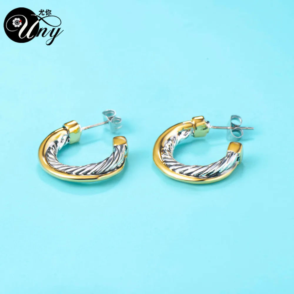 Серьги UNY дизайнерские серьги в стиле Дэвида Винтажные с проволокой модные