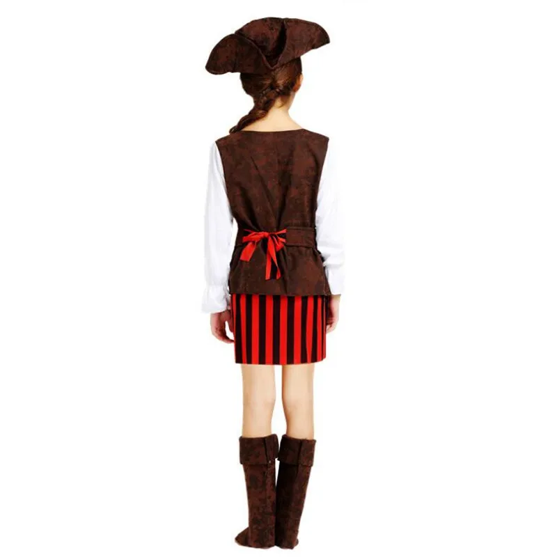 

Children Pirate Cosplay Costume Boys Girls Performance Pirates Costumes Masquerade Party Dress Supplies New Year Halloween