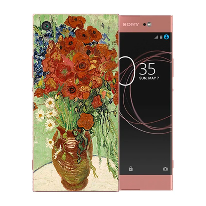 Силиконовый чехол 6 &quotдля Sony Xperia XA1 Ultra Case Van Gogh Pattern для G3221 G3212 G3223 G3226 сумка |