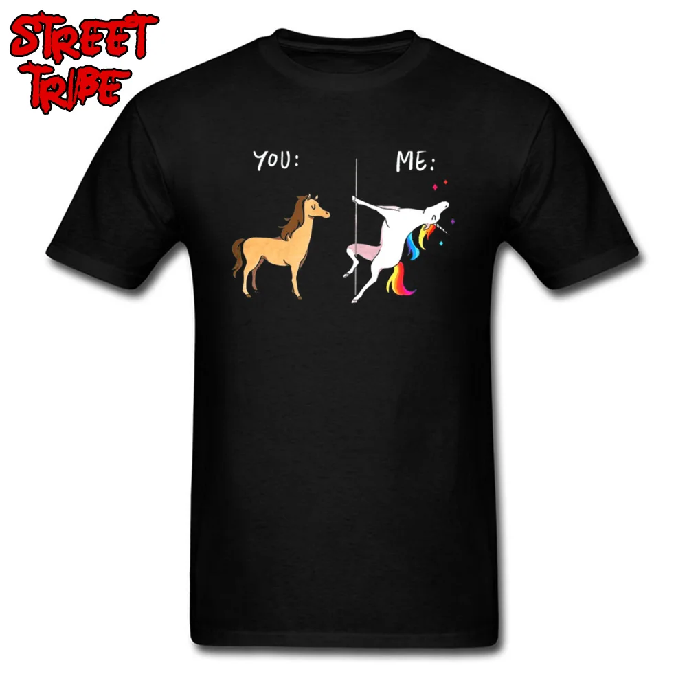Забавная футболка потрясающая Мужская Футболка Me Unicorn You Horse хип хоп для танцев на