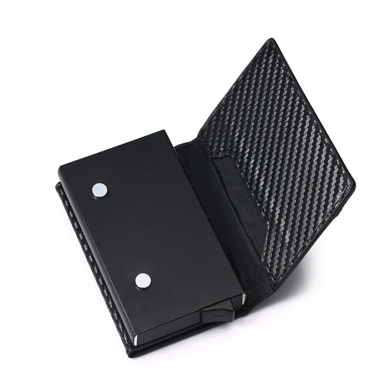 Мужские смарт-кошельки ZOVYVOL с технологией Rfid Мужской винтажный черный короткий